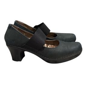 Josef Seibel black suede pumps